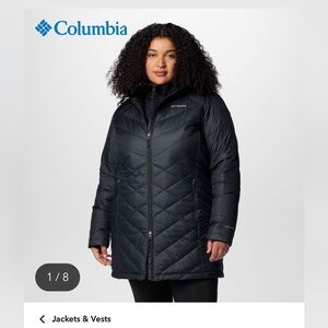 Columbia Heavenly Long Hooded Jacket SZ 2XL